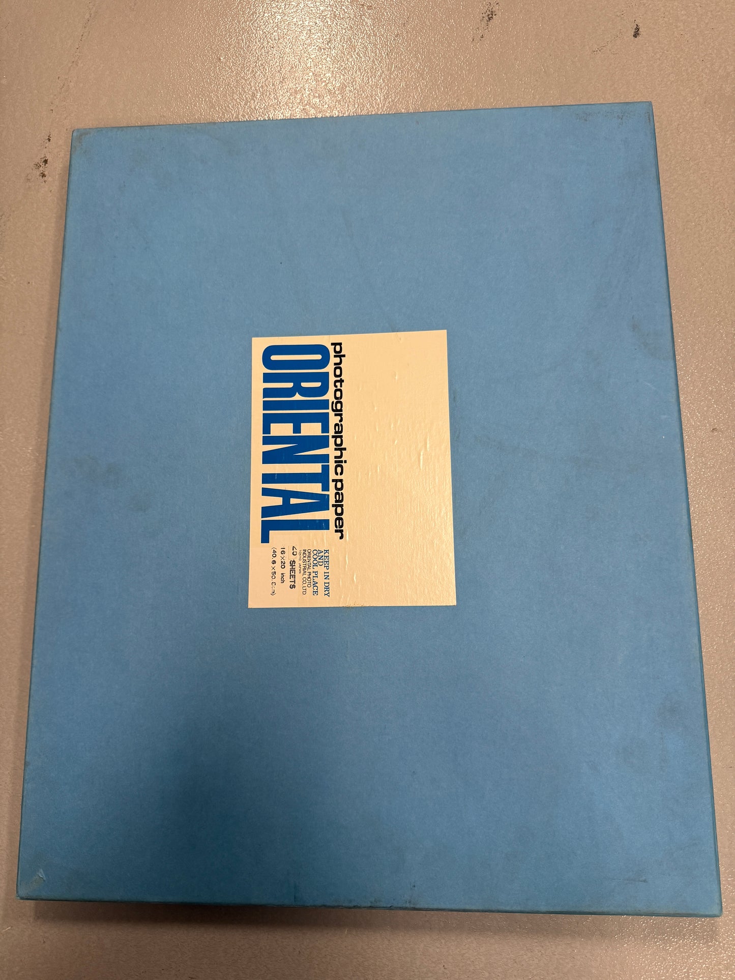 Oriental Seagull Photo Paper 25 Sheets 16x20 inch G-4 Bromide