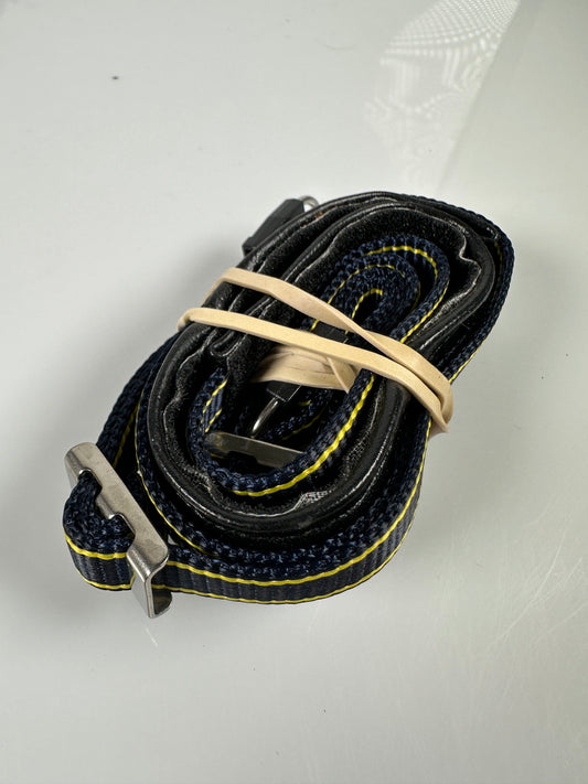 Zenza Bronica Blue / Yellow Camera Neck Strap w/ Lugs * For ETRS ETRSi SQ SQ-Ai