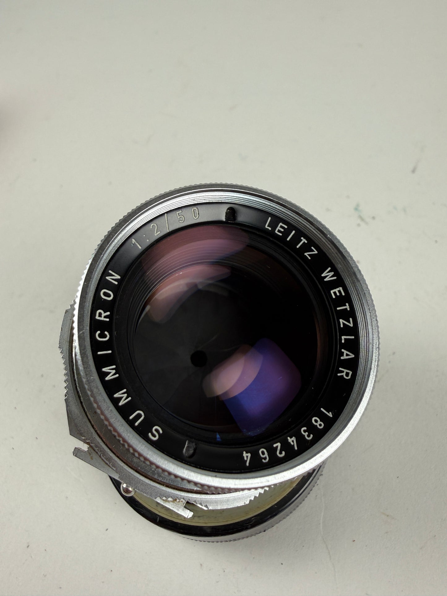 Leica Leitz Wetzlar Summicron-M 50mm F2 Dual Range DR f2 Lens Rigid