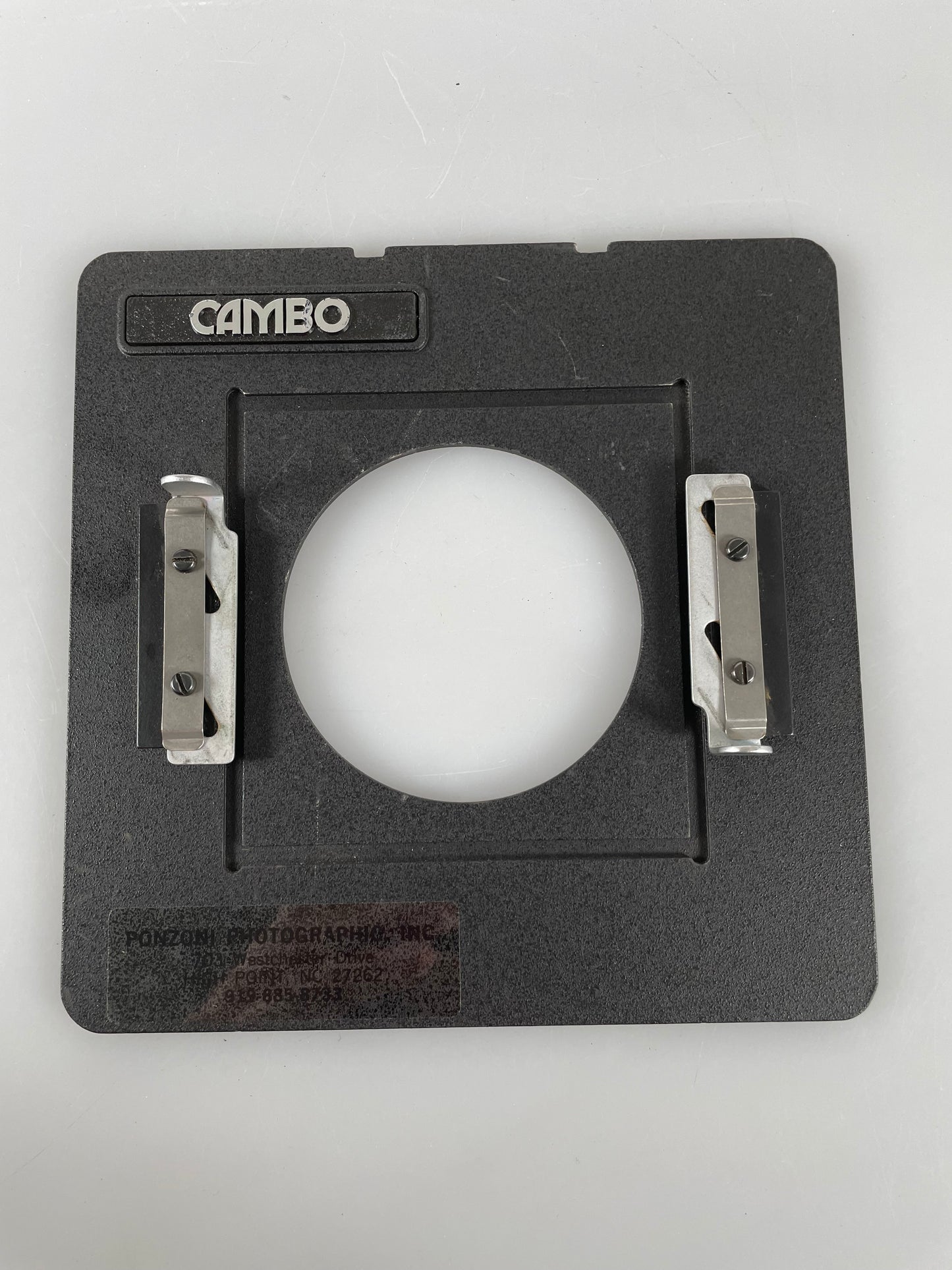 Cambo large format View Camera Lens Board Adapter