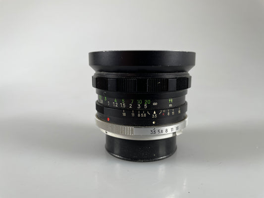 Minolta MC W.Rokkor-SG 28mm f3.5 Wide Angle Lens