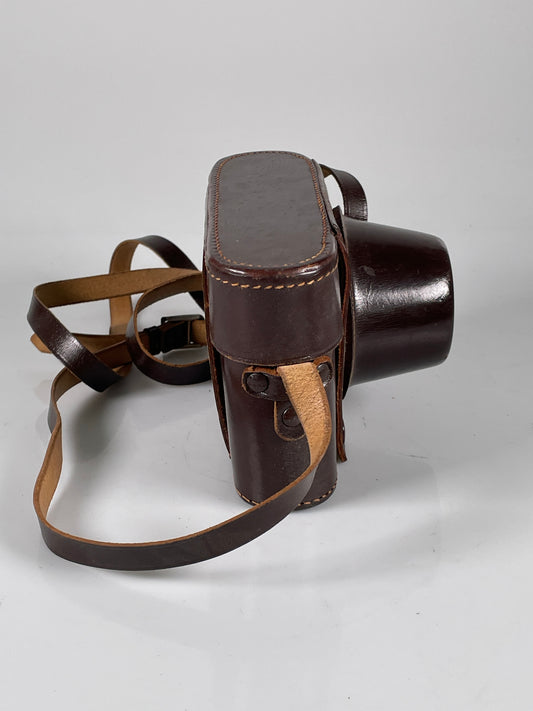 Leica IIIF IIF leather Case for Body with SYOOM Rapid Winder