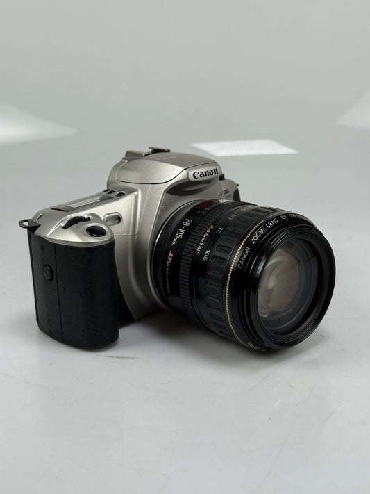 Canon EOS Rebel 2000 35mm SLR Film Camera kit with 28-105mm lens