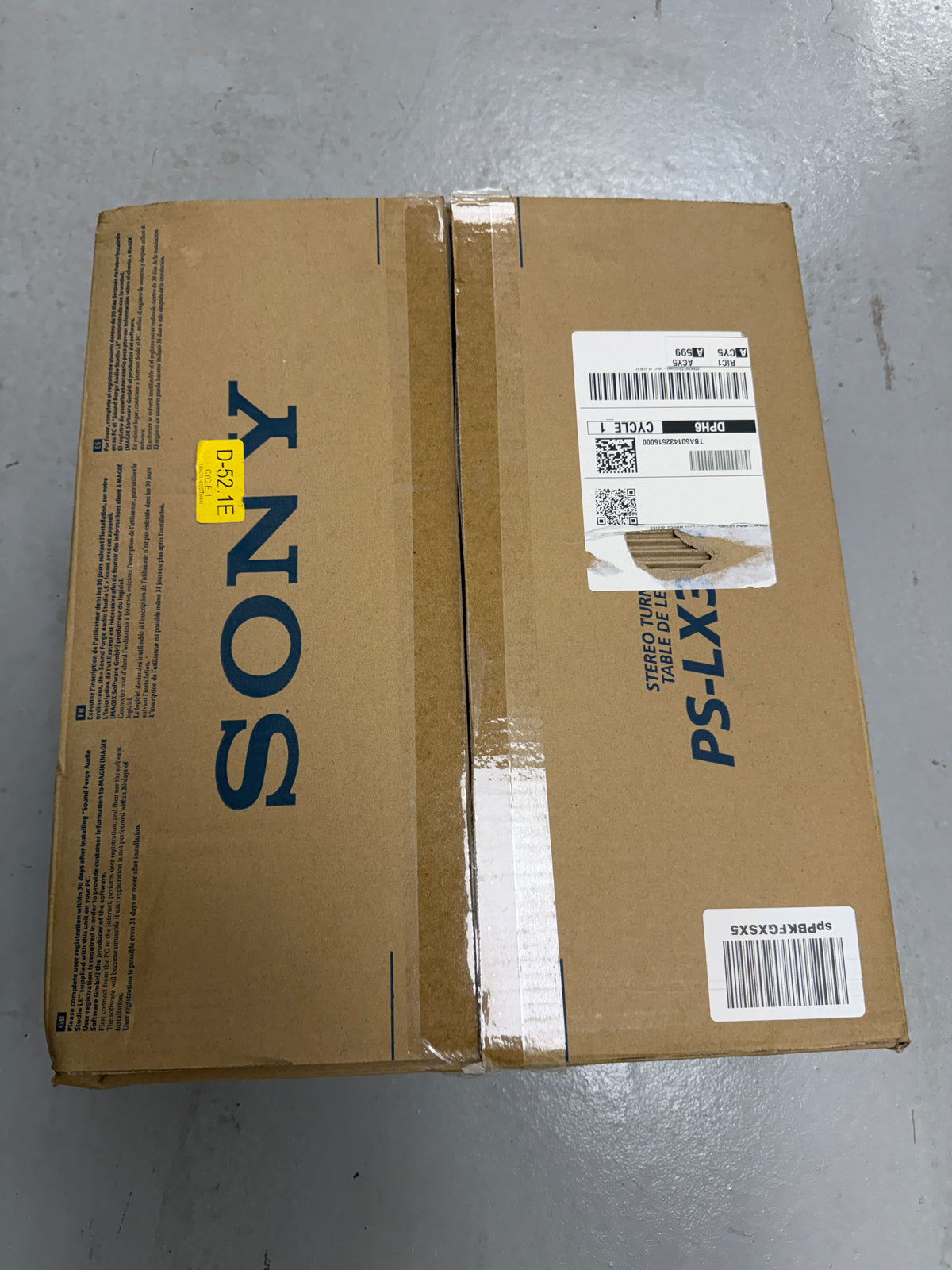 Sony PS-LX300USB Stereo Turntable System Record Player USB