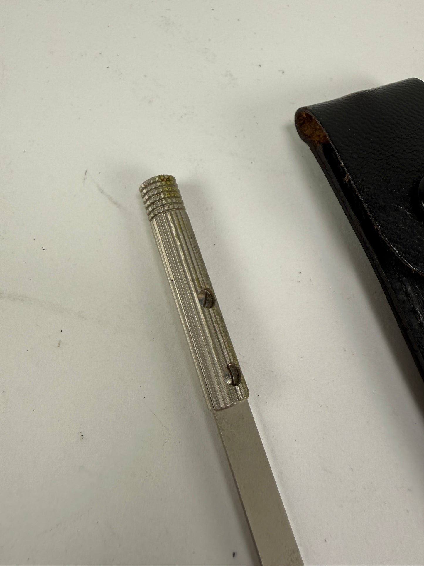 Rare Leica ABCOO Film Cutting Knife for ABLON Trimming Template w/ Case