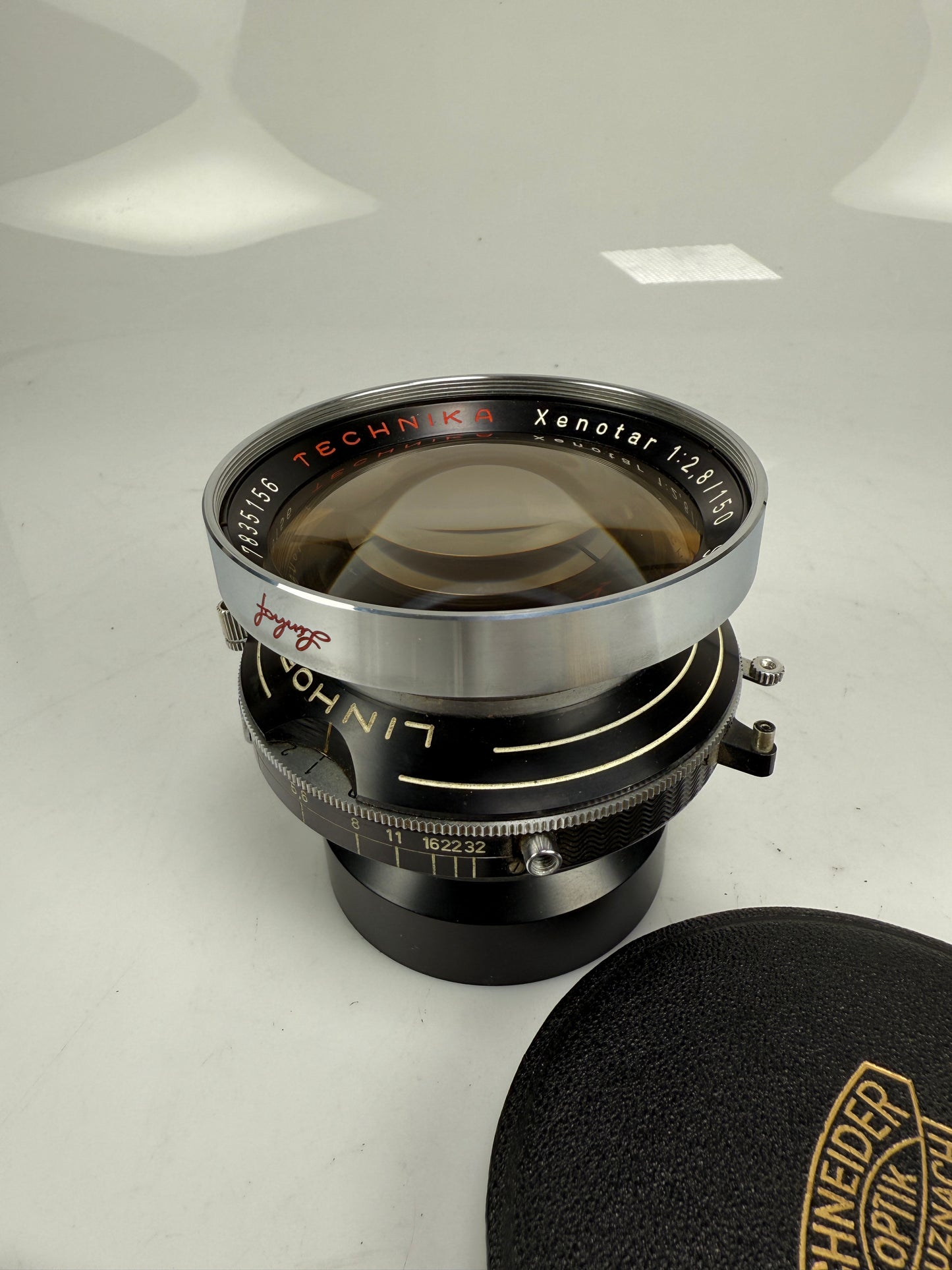 Linhof select Schneider Xenotar 150mm f2.8 Large format lens, with cam RARE