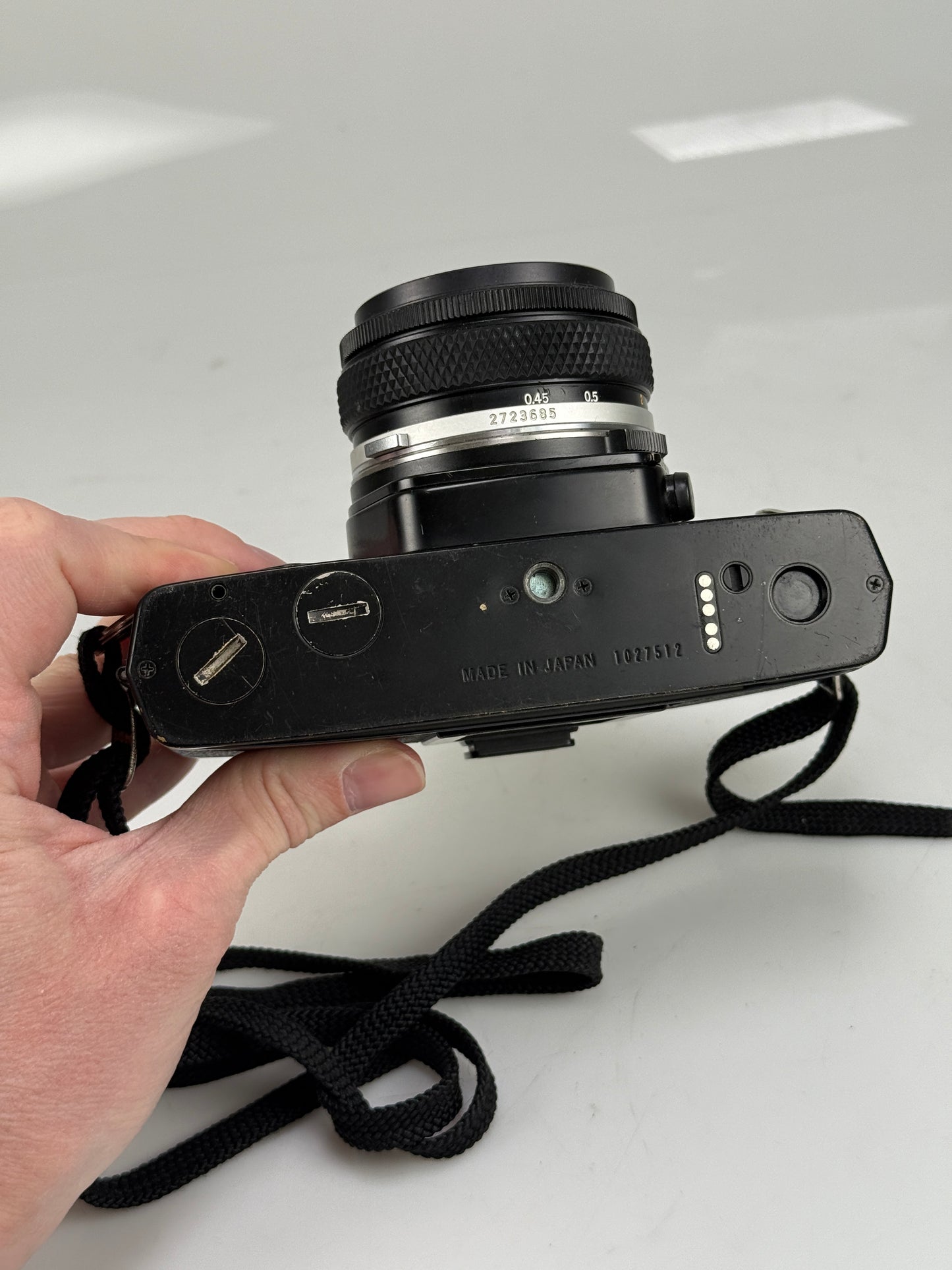 Olympus OM-4 black 35mm SLR Camera Kit with 50mm f1.8 Lens