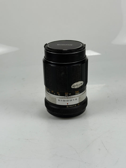 Konica MF 135mm F3.5 Hexanon EE AR Lens 135/3.5