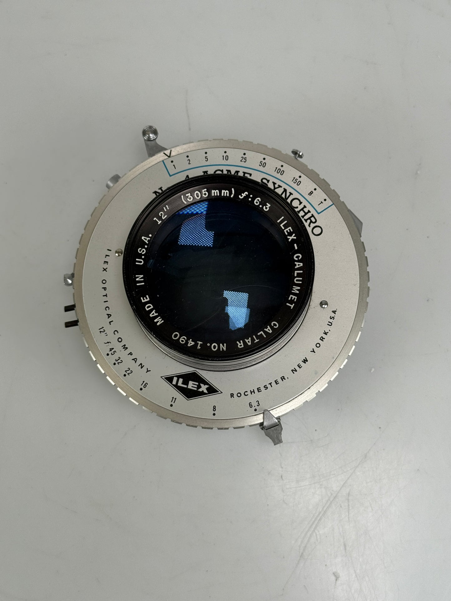 ILEX-Calumet Caltar 305mm (12") f6.3 w/ ACME No. 4 shutter