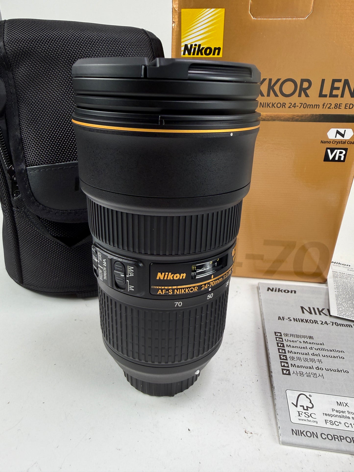 NIKON AF-S NIKKOR 24-70mm f2.8E ED VR Zoom Lens