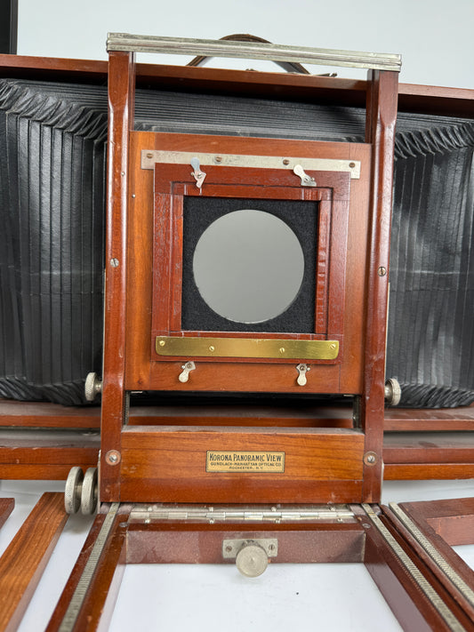 Gundlach Korona 7x17 Panoramic View ULF wooden Banquet Camera