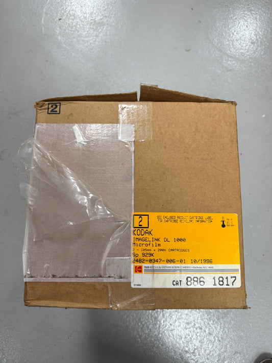 KODAK Imagelink DL 1000 Microfilm 2 105mm x 200mm rolls CAT 886 1817