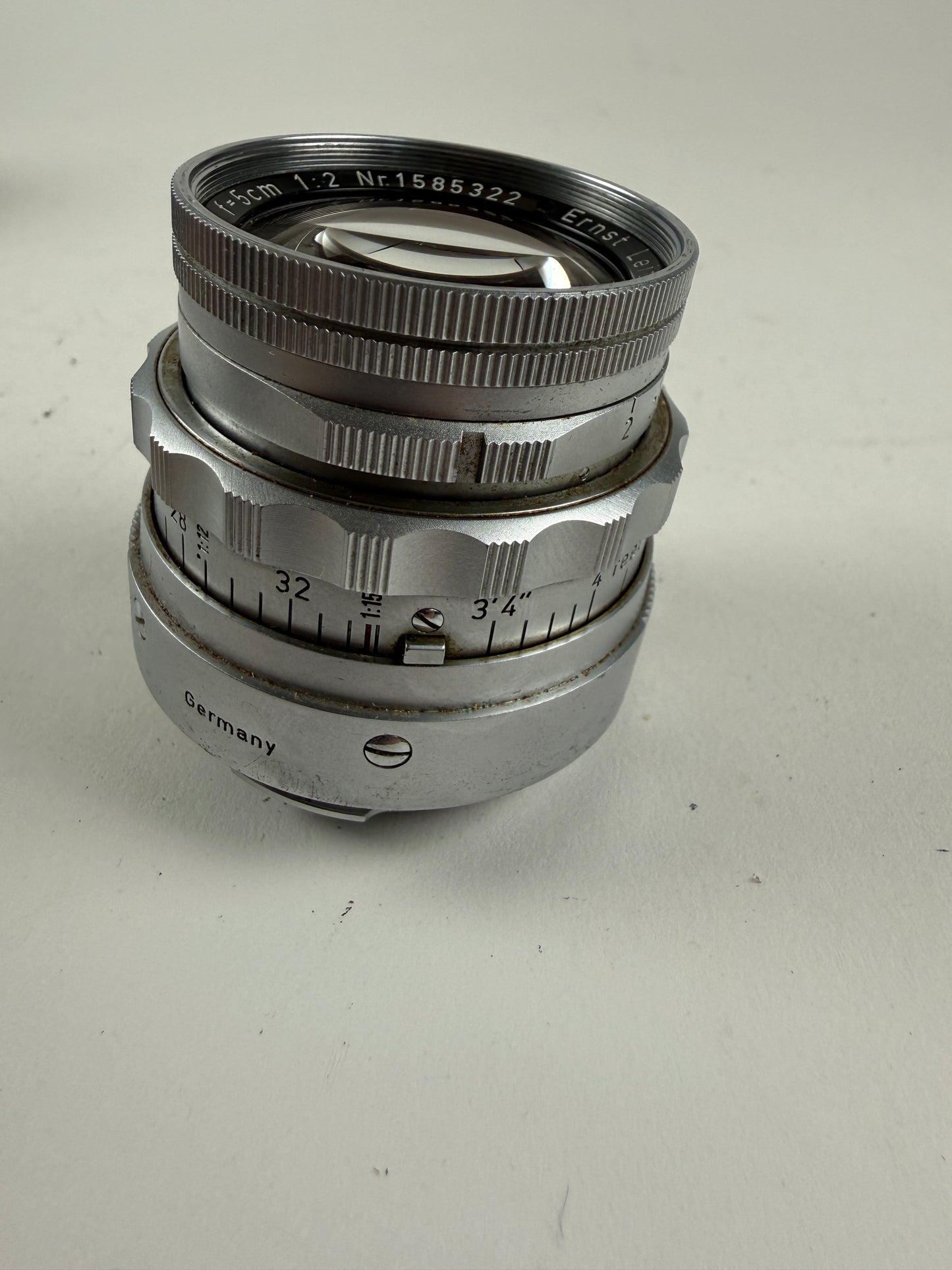 Leica Leitz Wetzlar Summicron-M 50mm F2 Dual Range DR f2 Lens Rigid