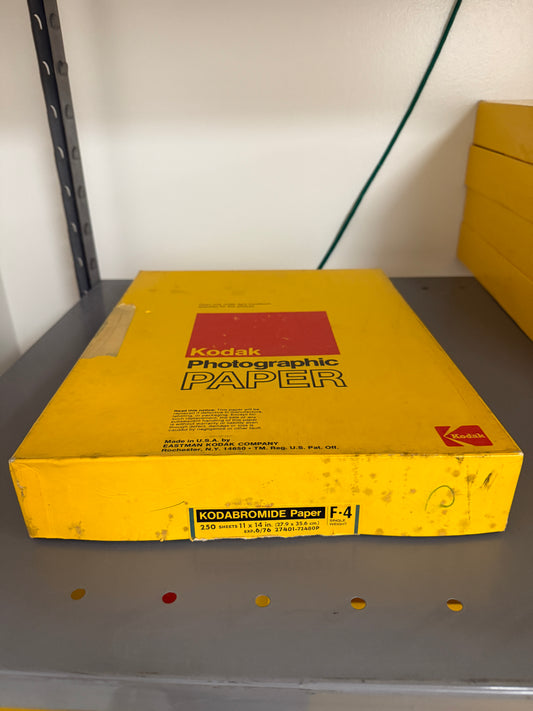 Kodak Kodabromide F4 B&W Paper - 11x14, 250 sheets, 1976 SEALED single weight