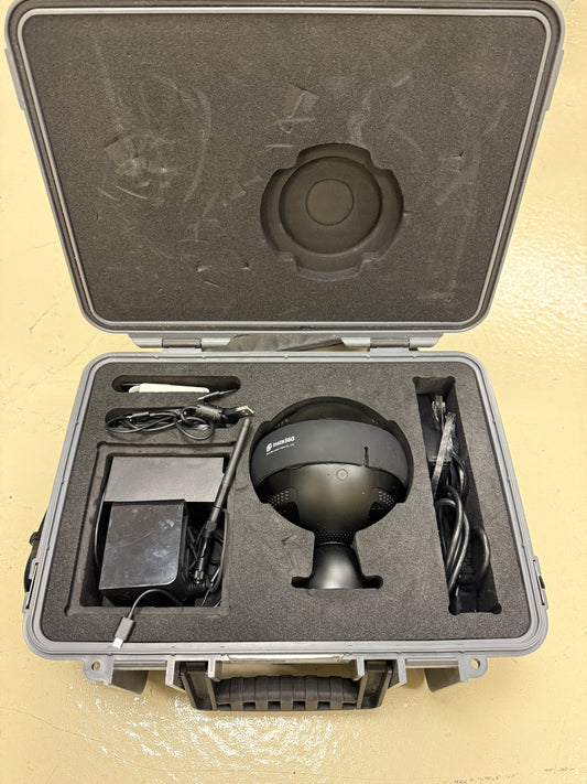 INSTA360 Pro - Spherical 360 8k VR Video Camera - 3 Batteries Tested, case