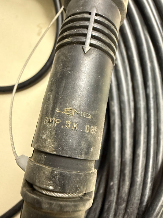 Camplex LEMO FGW-PHW Hybrid Fiber Optic Cable HF-FUWPUW-M-0150