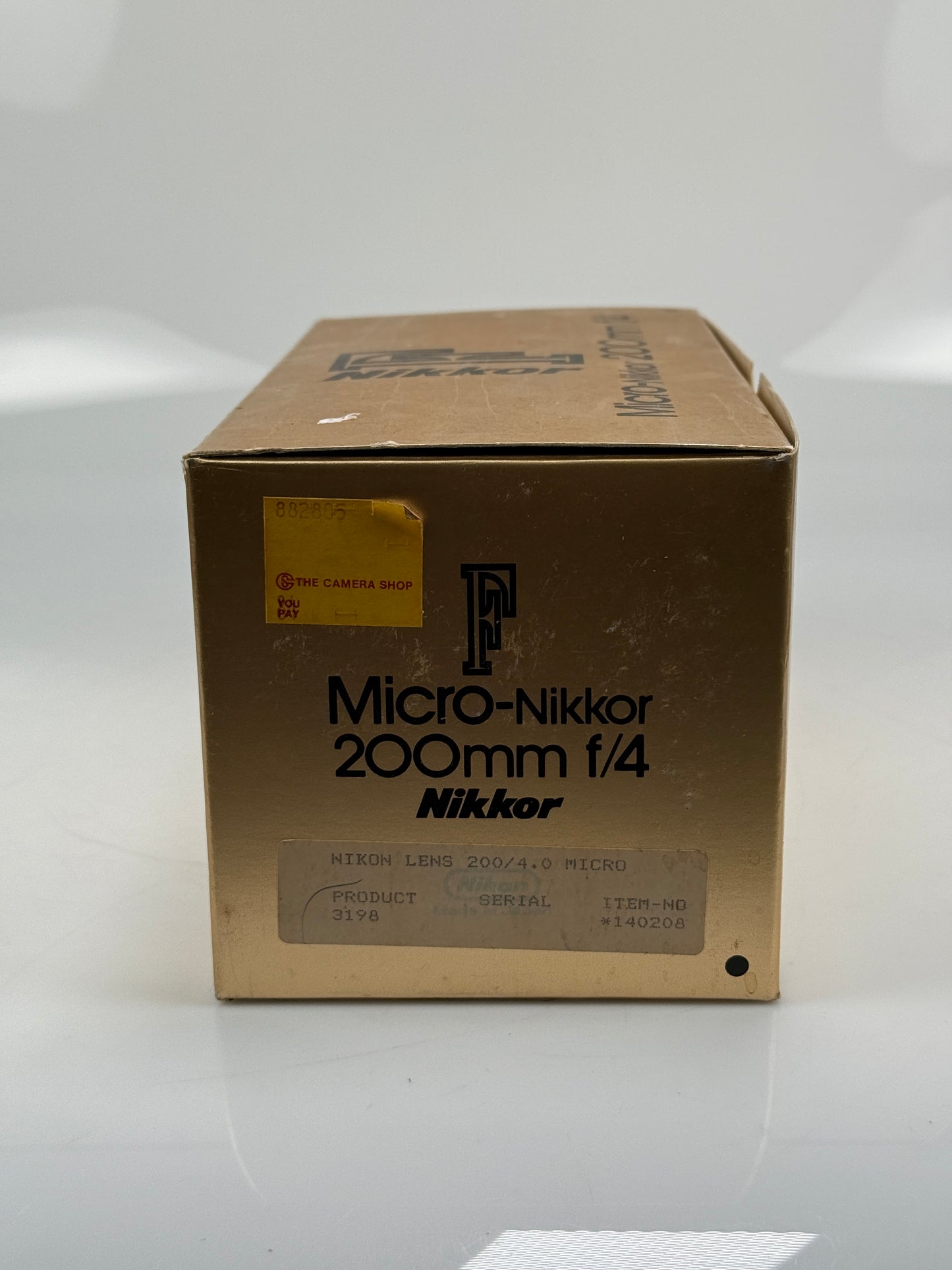 Nikon Micro-Nikkor 200mm F4 AIS Lens Black