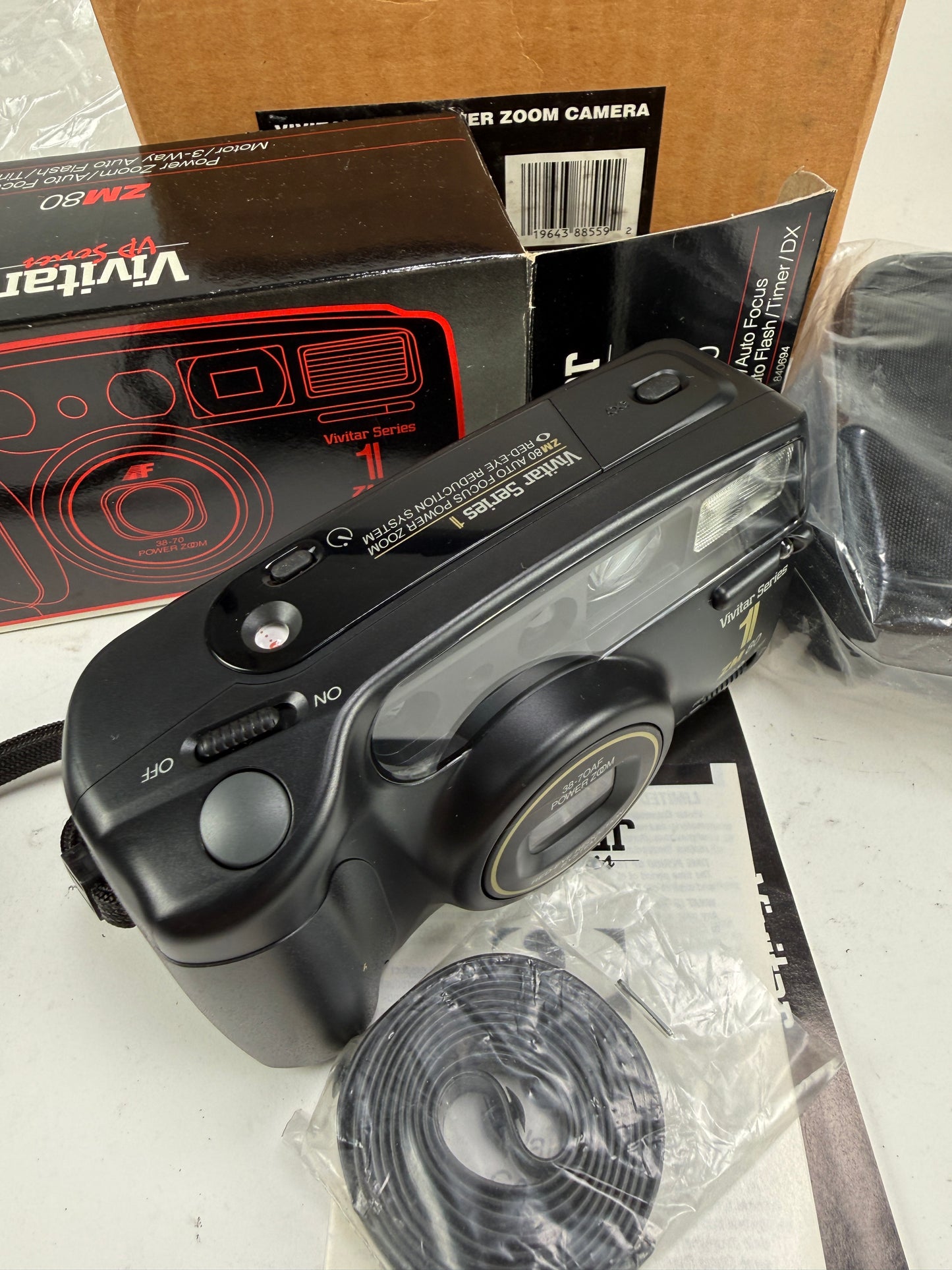 Vivitar Series 1 Film Camera ZM80 AF 38-70mm Power Zoom Point Shoot Tested