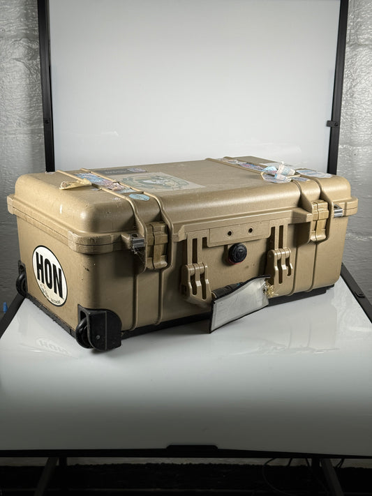 Pelican 1510 Carry-On Case with Organizer/Divider System, With Wheels tan