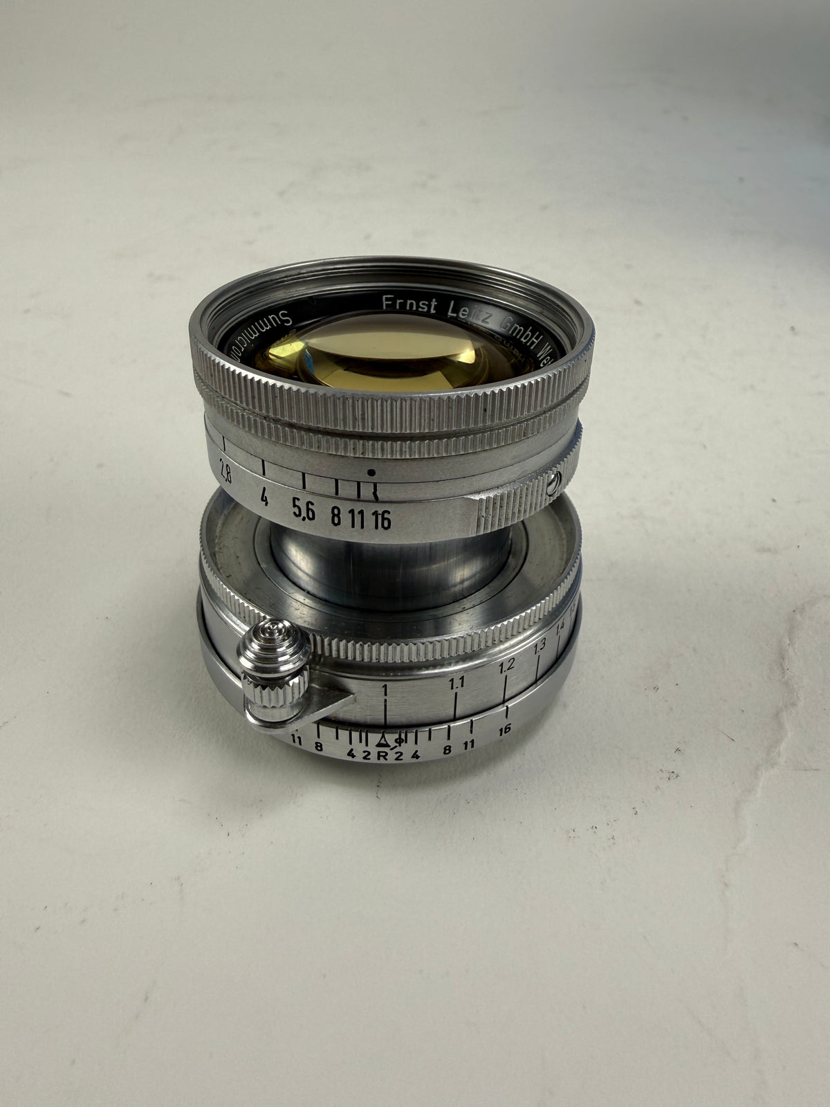 Leica 50mm f2 Summicron Radioactive L39 LTM Screwmount Rangefinder Lens