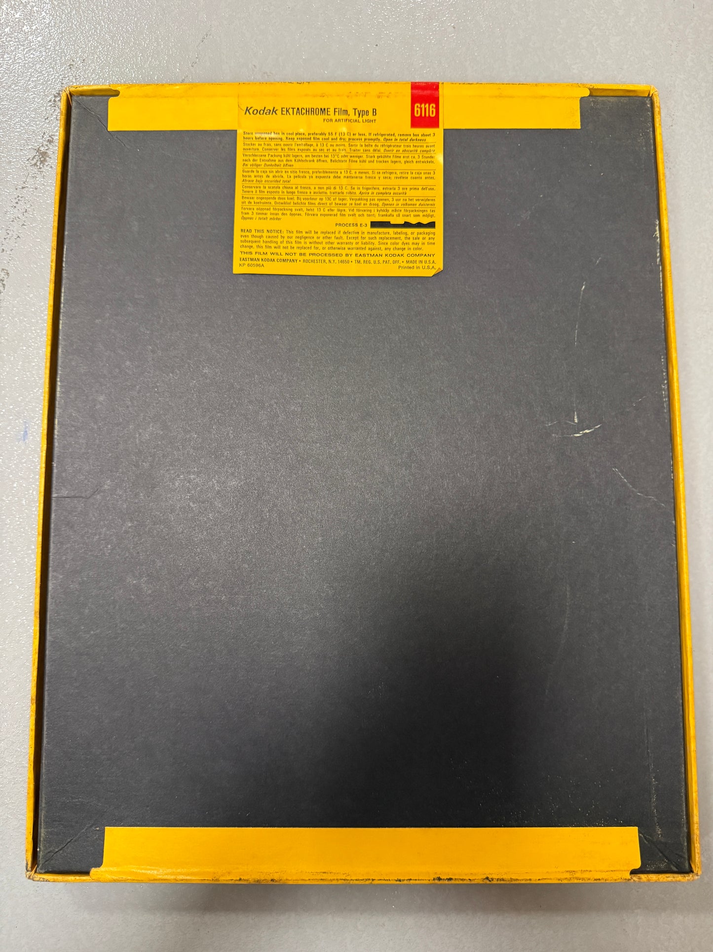 11x14 KODAK Ektachrome Type B Large Format Film 10 Sheets 6116