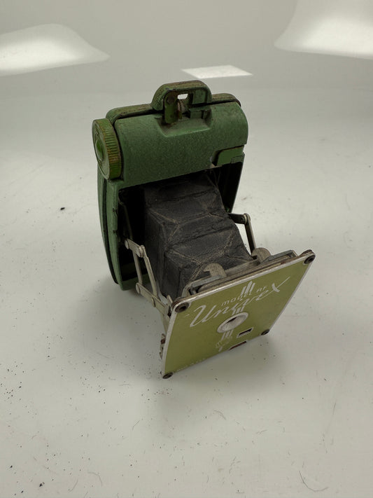 Univex Model AF universal camera corp folding mini camper GREEN RARE