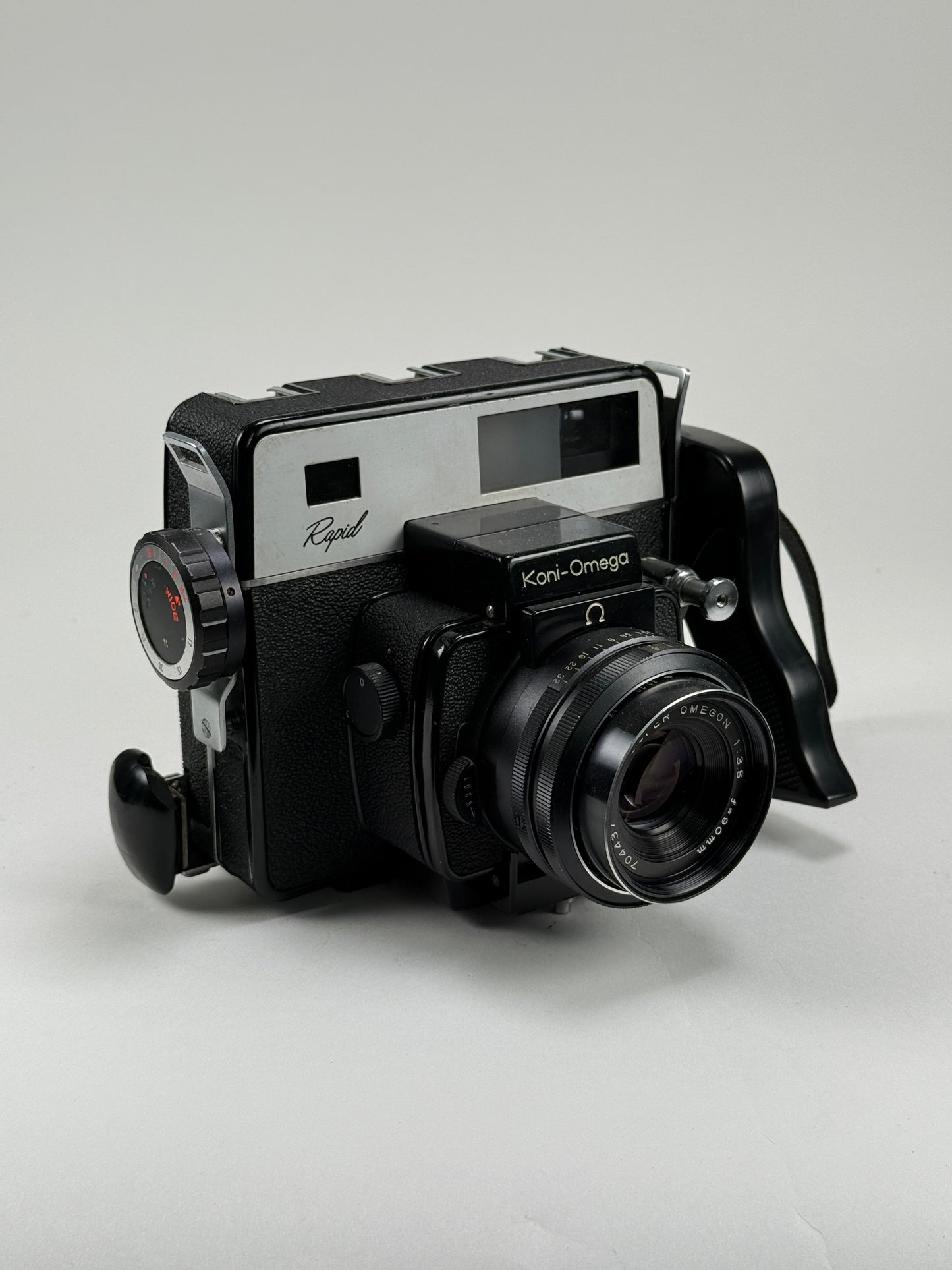 Koni-Omega Rapid Camera w/Super Omegon 90mm f3.5 120 Back, Grip