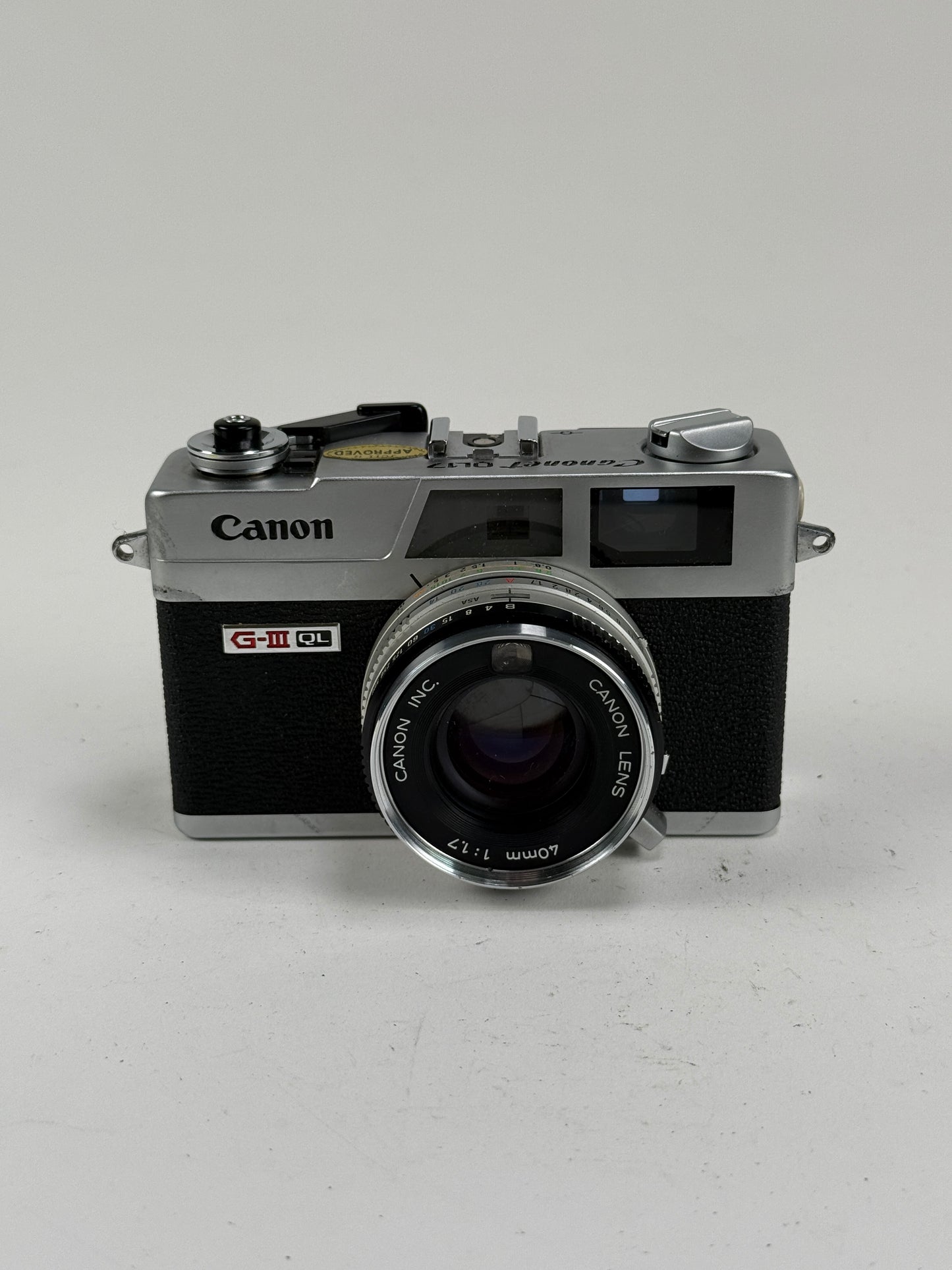 Canon Canonet QL17 GIII 35mm Rangefinder Film Camera 40mm f1.7