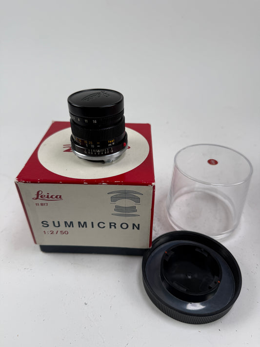Leica M mount 50mm F2 Summicron V3 version 3 lens