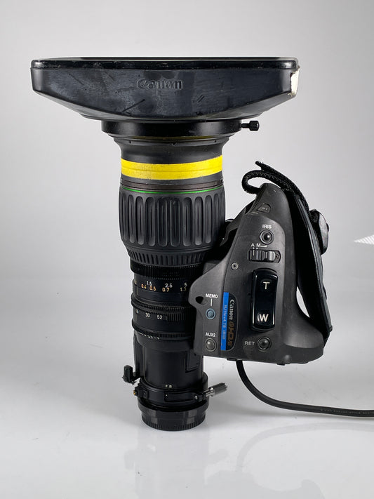 Canon HJ11ex4.7B IRSE HDXS 2/3" HD ENG Broadcast Servo Lens w/ 2x 4.7-52mm f1.9