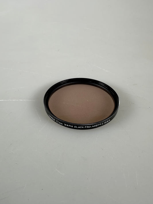 Tiffen 77mm Warm Black Pro-Mist 1 Filter Halation Diffusion Filter