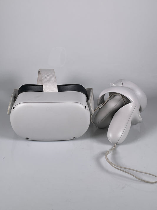 Oculus Quest 2 Meta Standalone VR Headset White 128GB w/ Controllers