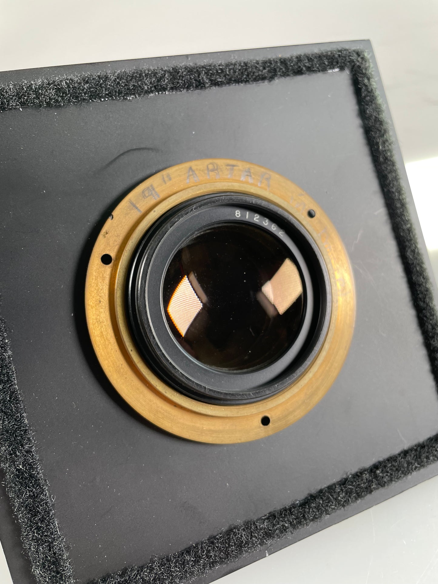 C.P. GOERZ 19 IN INCH F11 ARTAR APOCHROMAT RED DOT LARGE FORMAT BARREL LENS