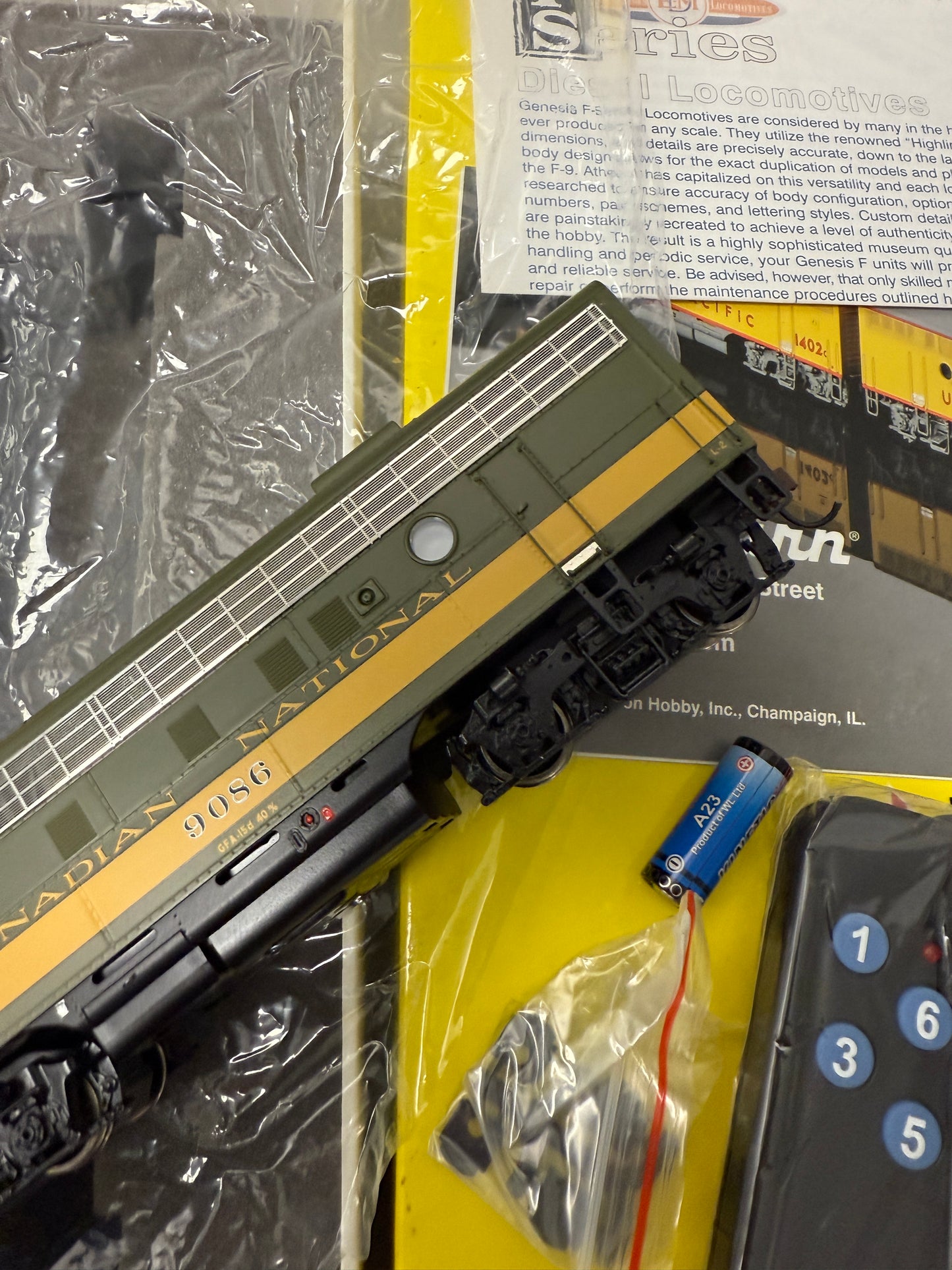 HO Genesis G16261A 9086 Canadian National F7A Phase 2 Freight With Sound