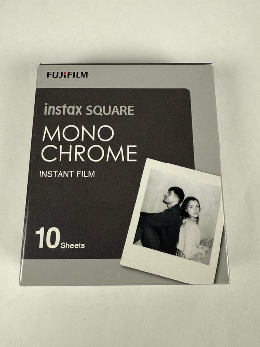 FUJIFILM INSTAX SQUARE Monochrome Instant Film (10 Exposures) 05/2025