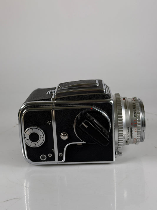 HASSELBLAD 500CM 500C/M CAMERA 80MM F/2.8 A12 w/ WLF