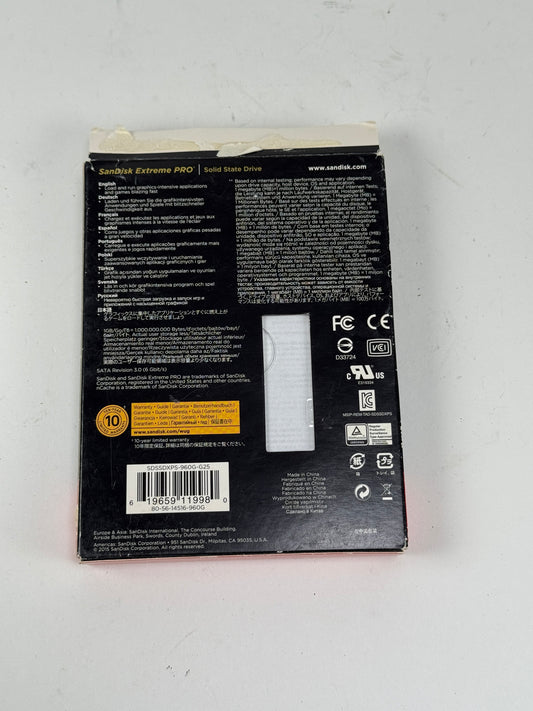 SanDisk Extreme Pro 960GB SSD Solid State Drive SATA 2.5" SDSSDXPS-960G G25