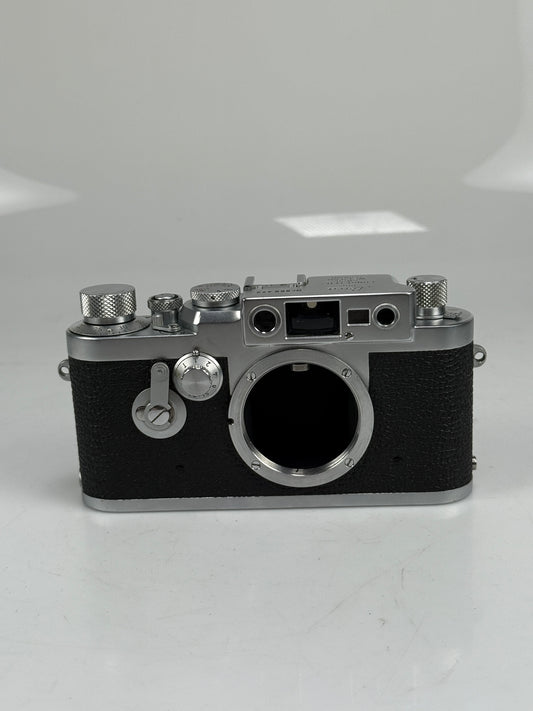 Leica IIIG Screwmount LTM Rangefinder Body in Chrome Silver