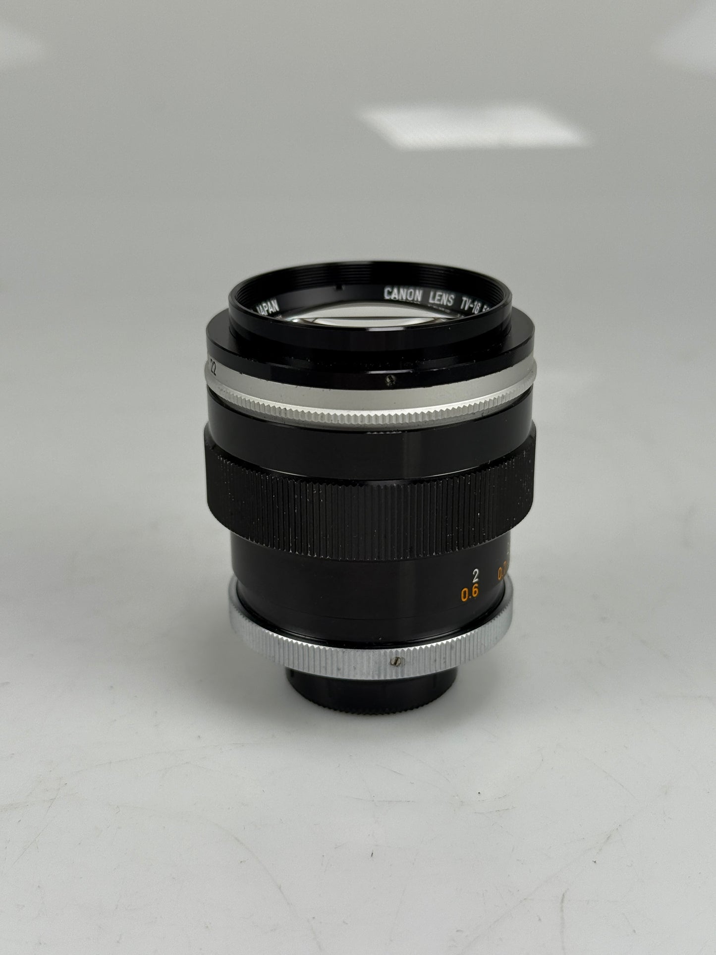 Canon TV-16 50mm f/1.4 C Mount Lens High Speed Cine Lens
