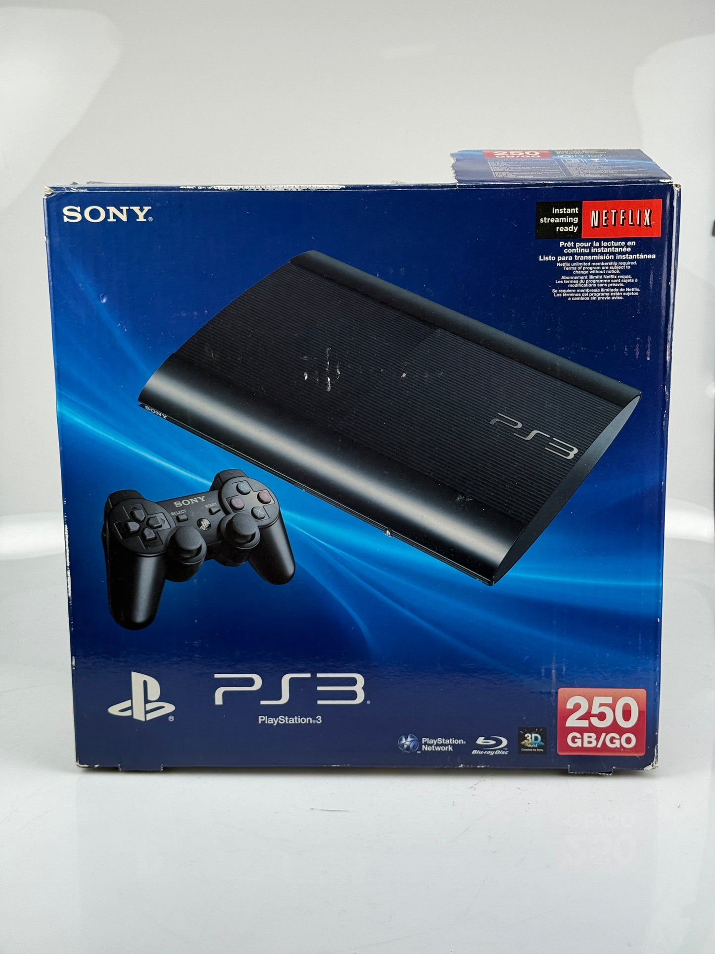 Sony PlayStation 3 Super Slim PS3  CECH-4001B 250GB Open Box