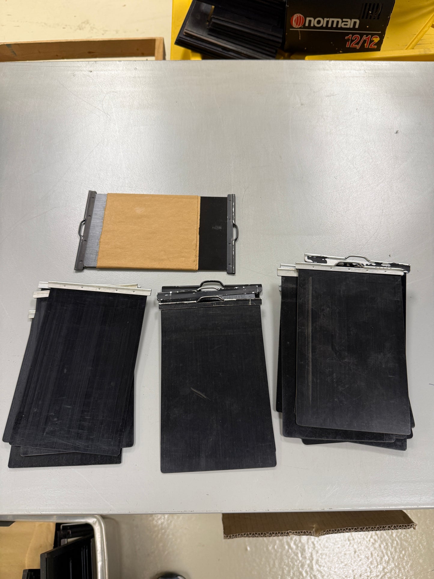 Lot of 18 4x5 dark slides for various film holders