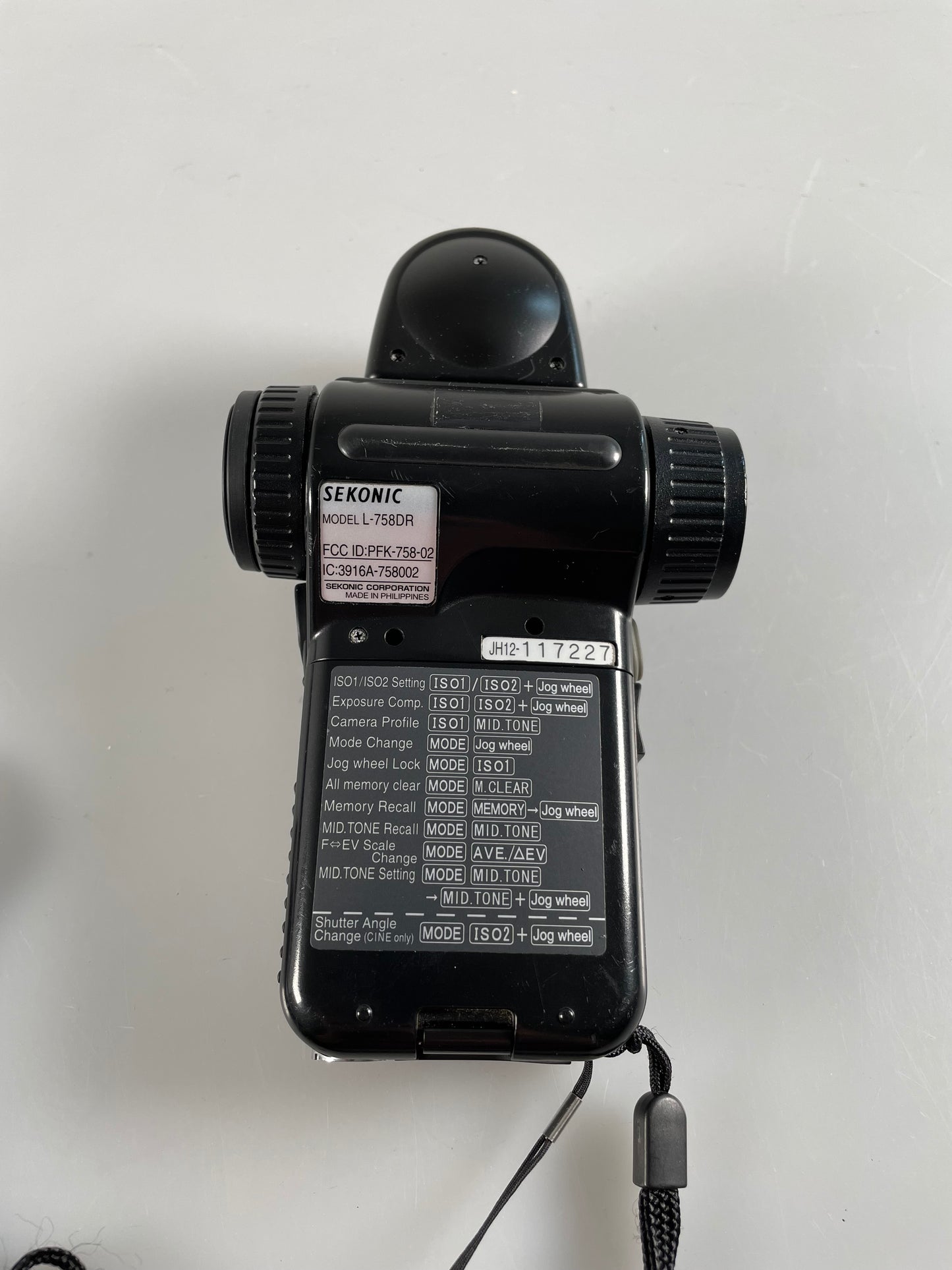 Sekonic L-758DR Digital Master Flash Light Meter