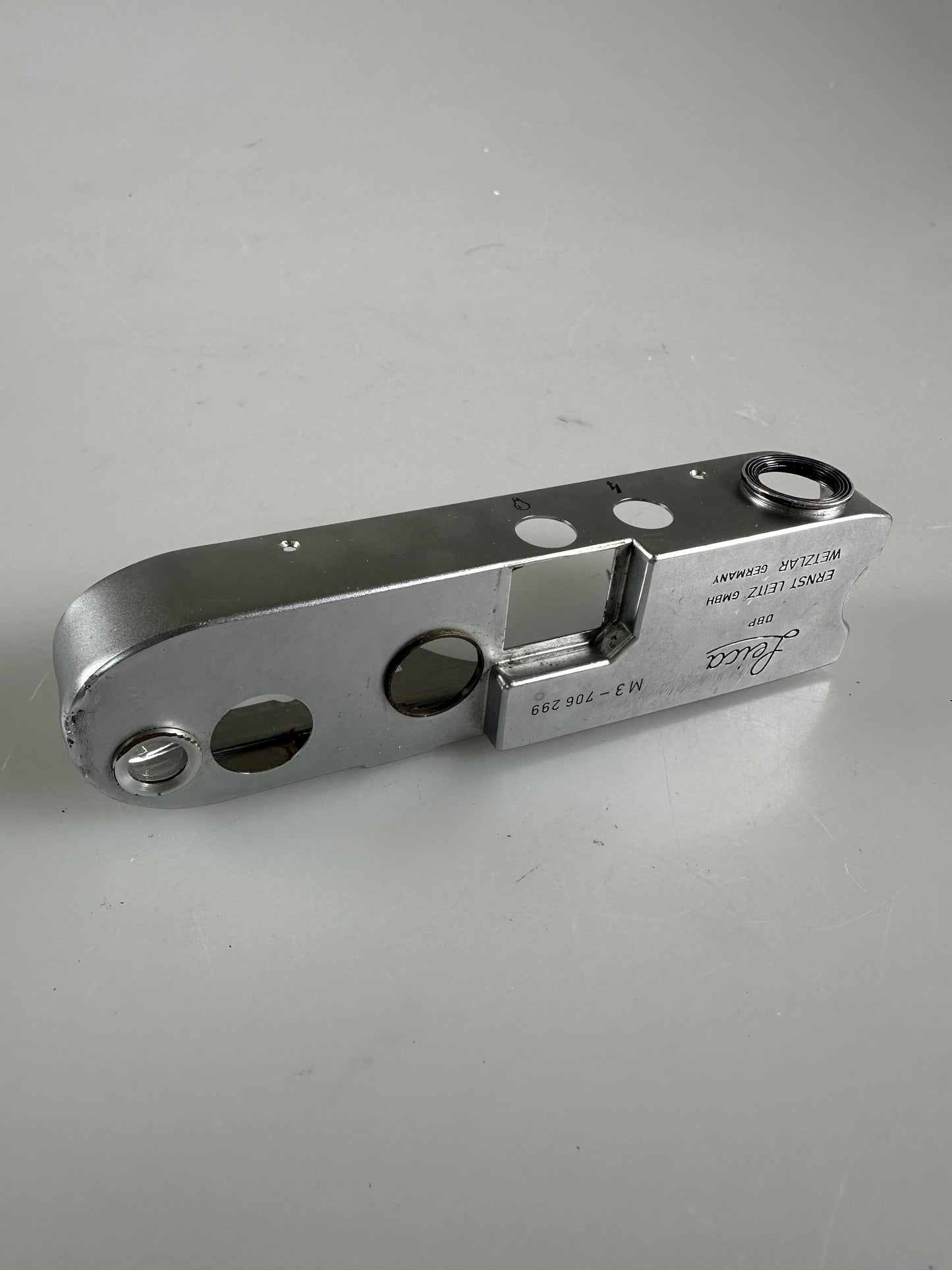 Leica M3 DS First Batch Chrome Camera Top Plate Cover - 706xxx