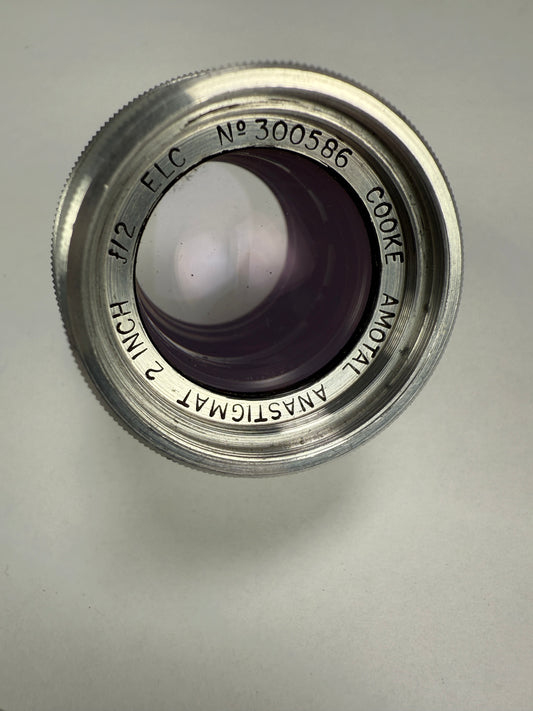 Cooke Amotal Anastigmat 2 inch 50mm f2 ELC LTM Leica Mount lens Taylor Hobson