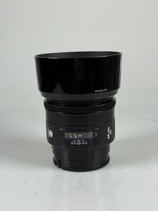 MINOLTA AF 85mm F1.4 Lens for A Mount