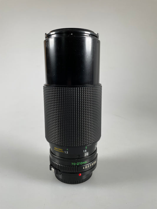 Canon New FD NFD 70-210mm F4 MF Zoom Lens
