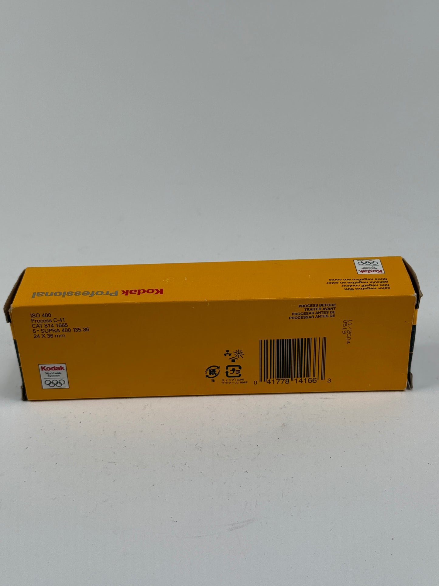 Kodak Supra 400 color negative film 5 roll pro pack 35mm