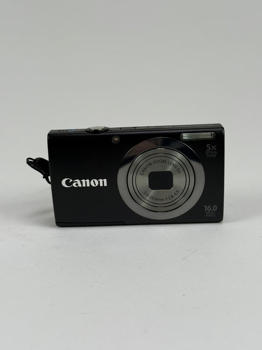 Canon PowerShot A2300 HD 16.0 MP Digital Camera Black