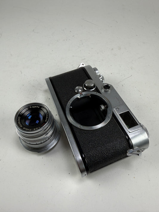 Tanack Type V3 35mm Rangefinder Camera w/Tanar 50mm 5cm f2.8 Lens