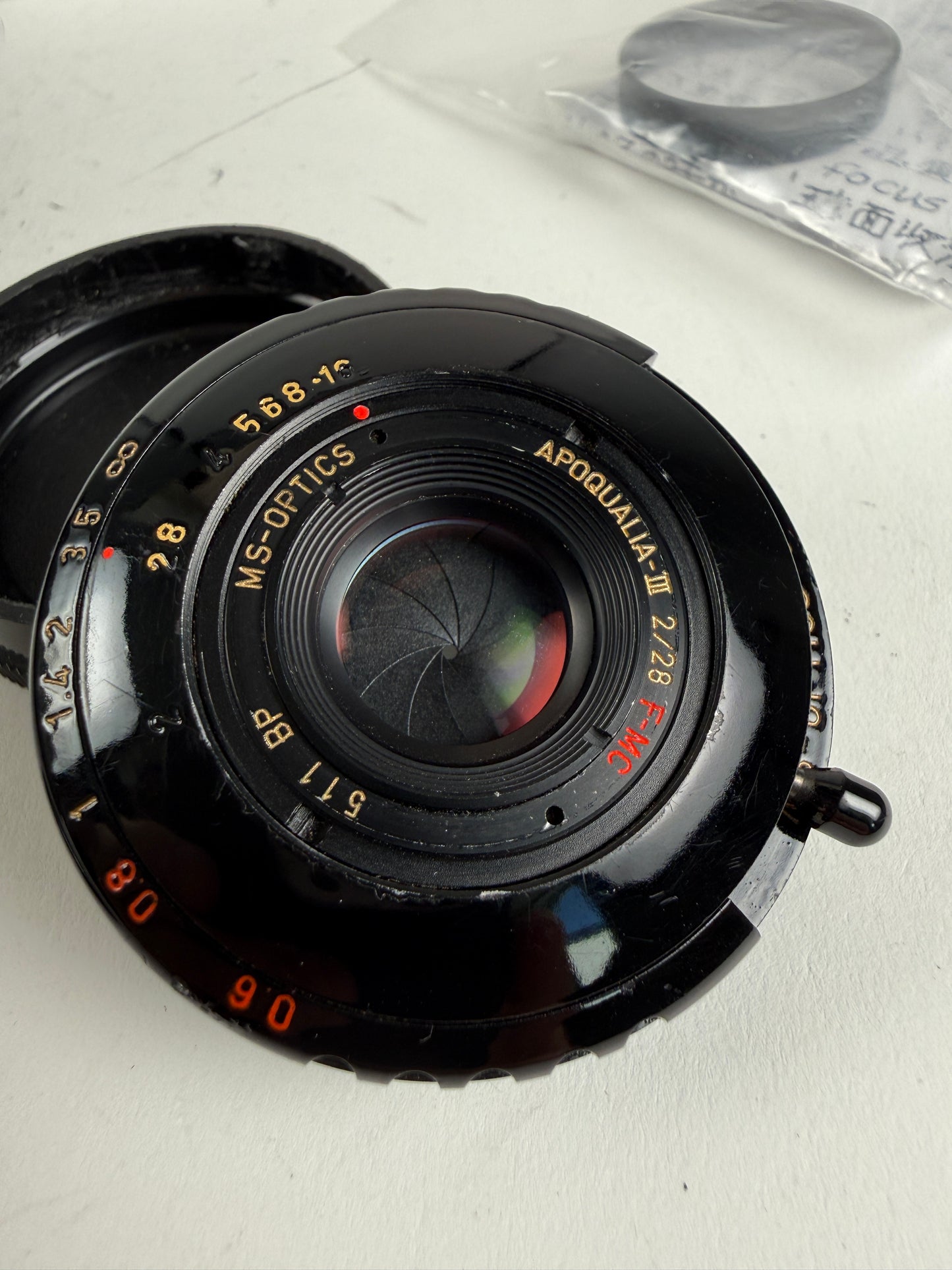 MS Optics Apoqualia III FM-C 28mm f2 573B black Leica m mount